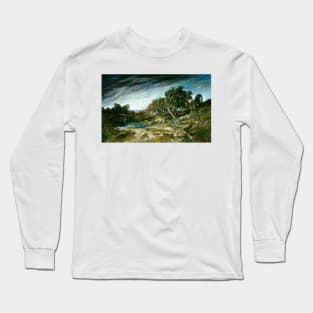 The Gust of Wind by Gustave Courbet Long Sleeve T-Shirt